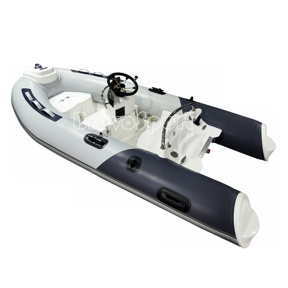 CE small dinghy 300 RIB rigid hull center console inflatable hypalon PVC rescued boat with engine