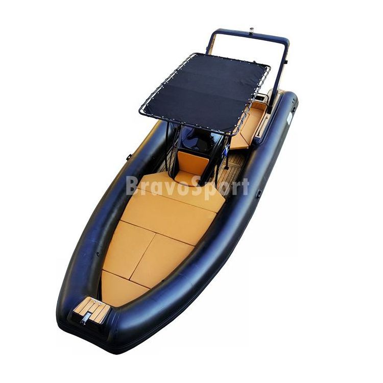 Qingdao ce 25ft rib 860 hypalon inflatable boat patrol luxury aluminum rib boat 7.6m for sale