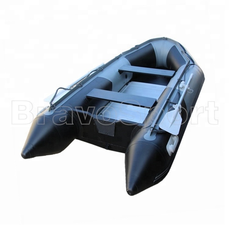 (CE) Pvc Pontoon Inflatable Fishing Mini Plastic Rowing Cheap Small Rescue Boat