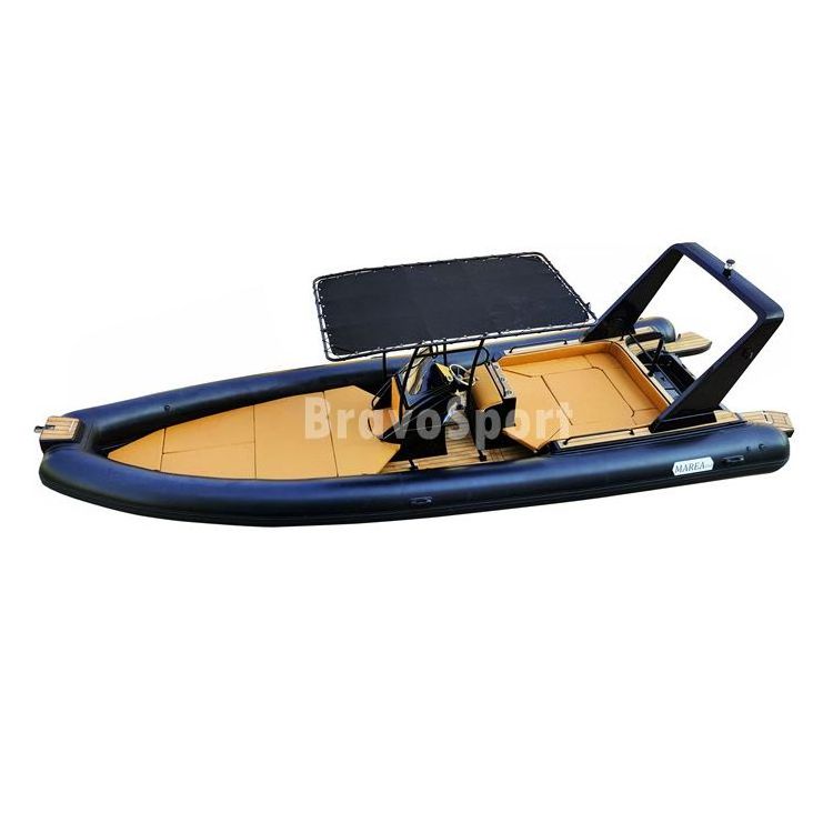 Qingdao ce 25ft rib 860 hypalon inflatable boat patrol luxury aluminum rib boat 7.6m for sale