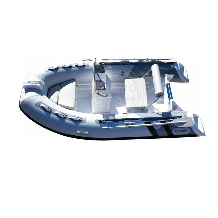 4person deep-v Hull Hypalon/PVC/Orca Sport fiberglass rib Inflatable Boats Rowing Boat for sale