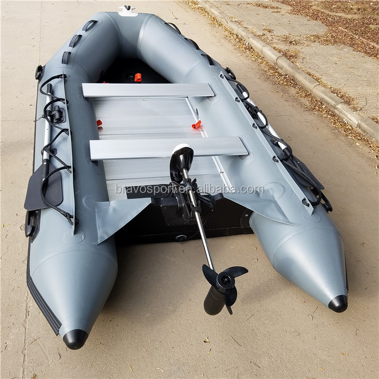 2018 China Manufacturers Personal Rigid PVC Hovercraft Inflatable Boat And Electric Motor For Sale