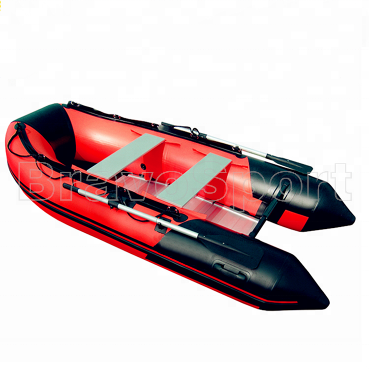 2018 CE China 1.2mm 3.3m PVC Folding Fishing Inflatable Rowing Boat For Sale