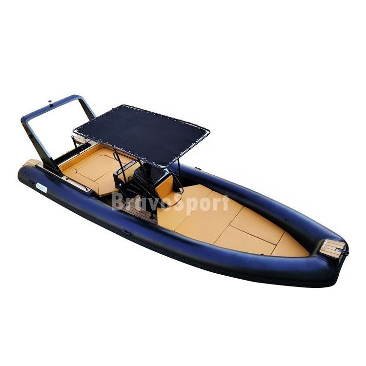 Qingdao ce 25ft rib 860 hypalon inflatable boat patrol luxury aluminum rib boat 7.6m for sale