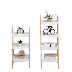 New Arrivals Storage Rack Shelf For Living Room Books And Flower Shelf Ladder Bookshelf