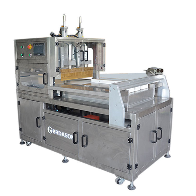 Ultrasonic Automatic Rotating Cake Cutting Machine for New Snack Food and  Bread Slicer Cutting