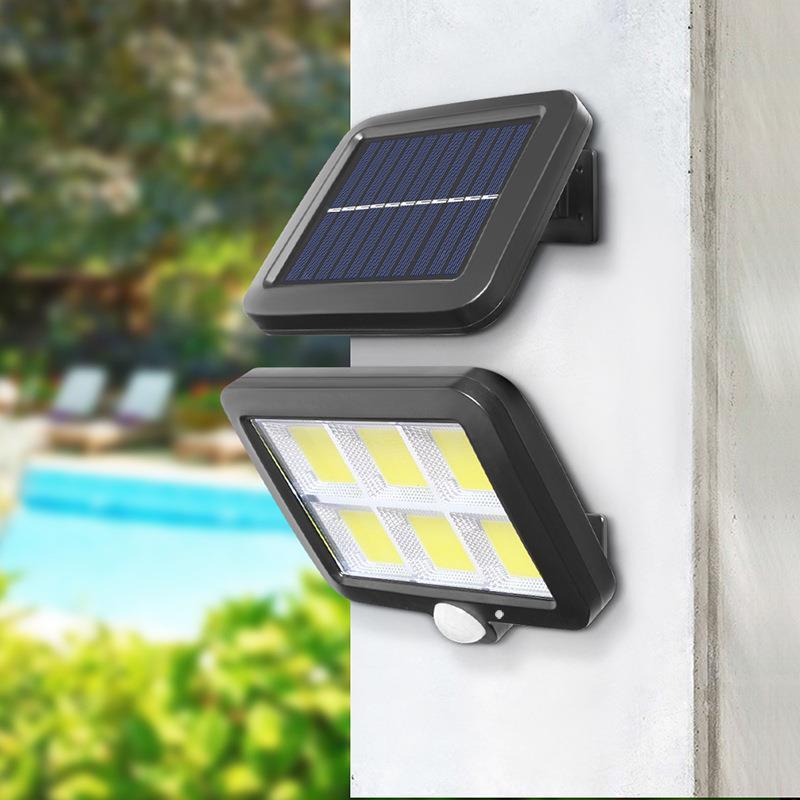 Wholesale solar outdoor lights high power super bright split led outdoor rainproof garden lights indoor induction wall lights