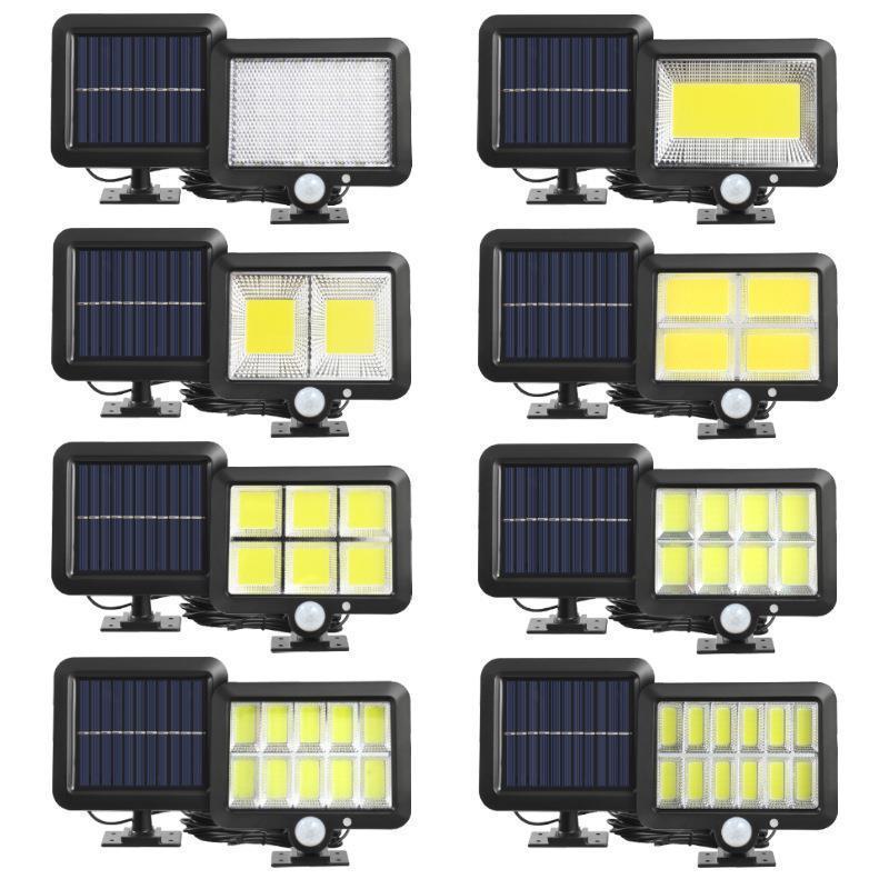 Wholesale solar outdoor lights high power super bright split led outdoor rainproof garden lights indoor induction wall lights