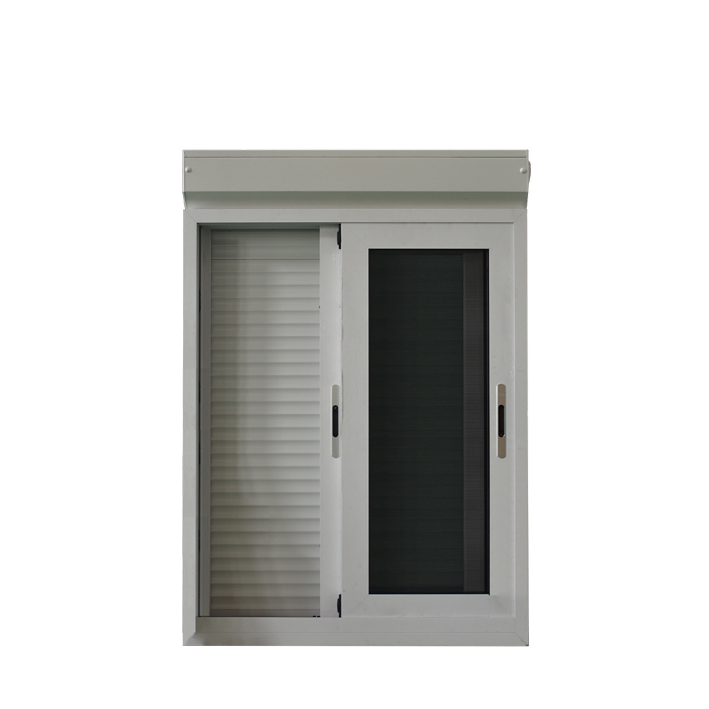 Aluminum Electric Roller Shutter Switch Remote Control Rolling Shutter Window With Integrated Roller Shutter