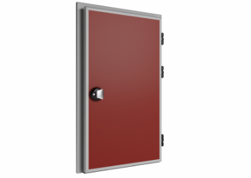 Chinese manufacturers make Cold Storage Semi Buried Doors Polyurethane Insulated Cold Room Hinged Swing doors