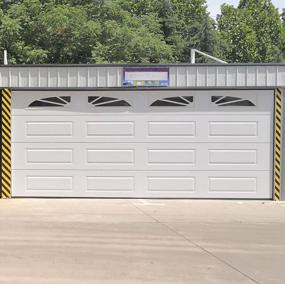 Automatic aluminum tempered glass full view plexiglass garage door overhead garage doors