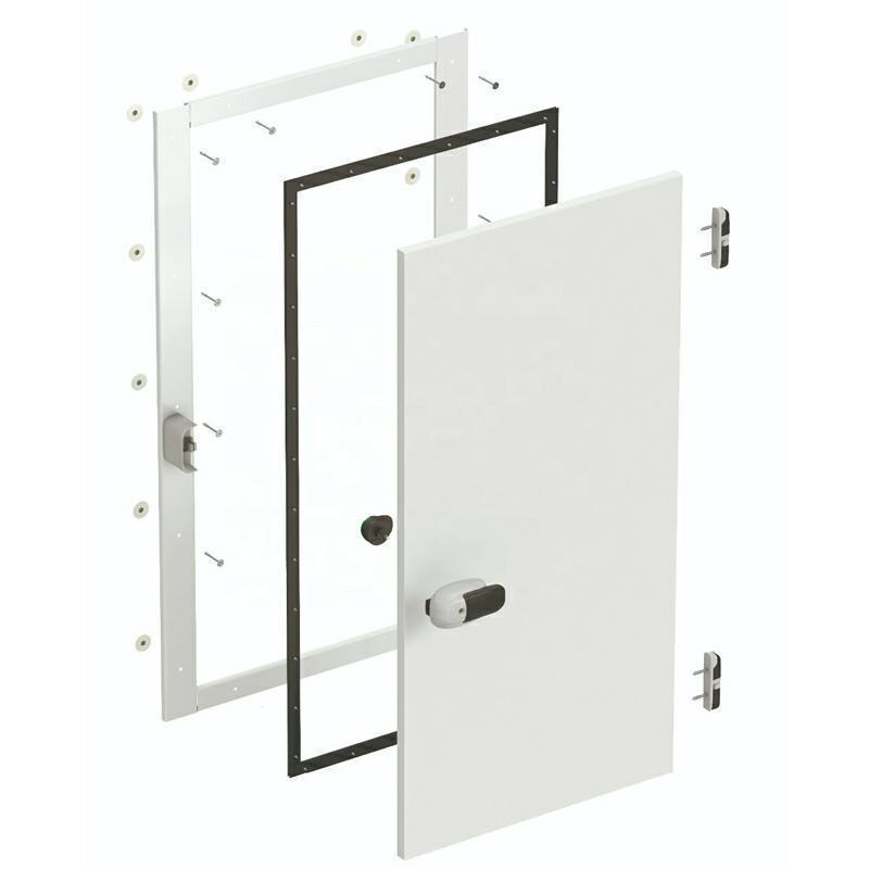 Chinese manufacturers make Cold Storage Semi Buried Doors Polyurethane Insulated Cold Room Hinged Swing doors