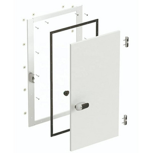 Chinese manufacturers make Cold Storage Semi Buried Doors Polyurethane Insulated Cold Room Hinged Swing doors