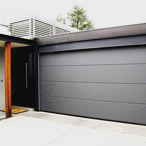 Automatic aluminum tempered glass full view plexiglass garage door overhead garage doors