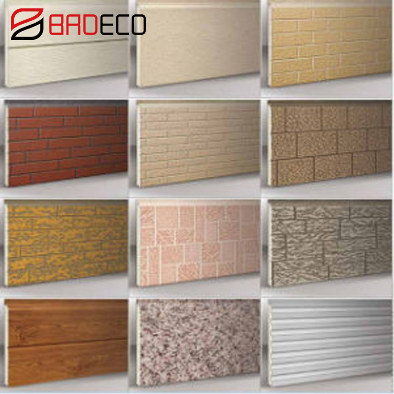 Pu Sandwich Panel Fire Proof Cladding Interior Exterior Wall Panel Decorative Heat Insulation Metal Panels