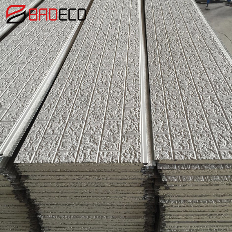 Pu Sandwich Panel Fire Proof Cladding Interior Exterior Wall Panel Decorative Heat Insulation Metal Panels