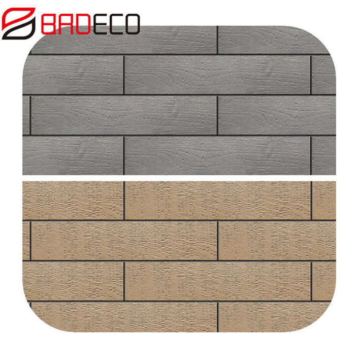 Modern style 300*600mm wood brick flexible clay tile mcm exterior stone tile peel and stick wall tile