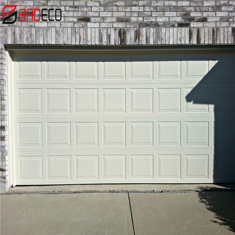 Galvanized steel foam insulated automatic sectional 12x7 garage door