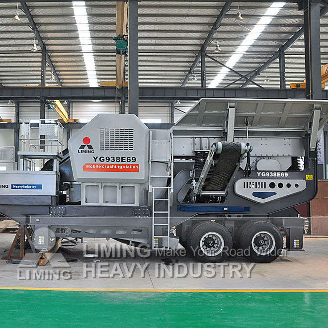 In Stock Semi Mobile Cone Stone Jaw Crusher Machine Mining Equipment