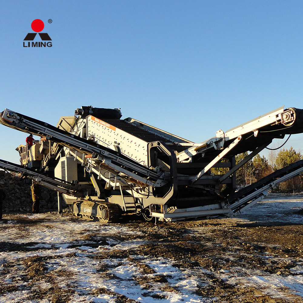 150 tph sand screening plant mobile vibrating screen