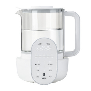 Multifunction Electric Tea Pot Water Milk Warmer Glass Kettle With Thermostat Function