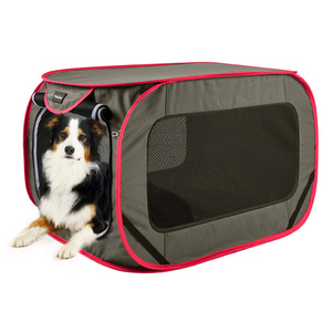 Travel Cat Playpen Collapsible Pop Up Travel Pet Kennel for Cat Car Seat