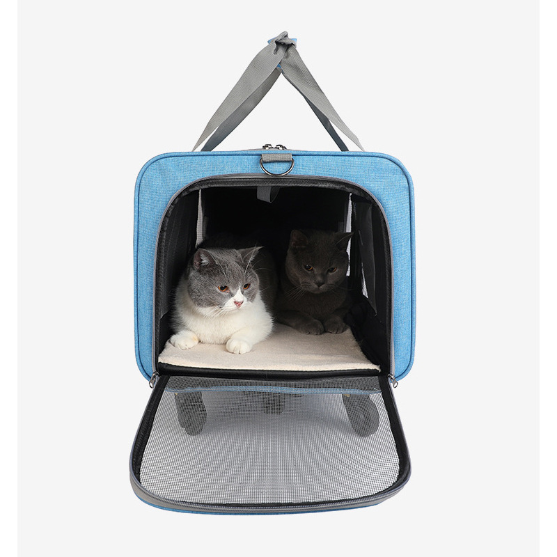 Cat Dog Carrier with Wheels Airline Approved Rolling Pet Carrier with Telescopic Handle