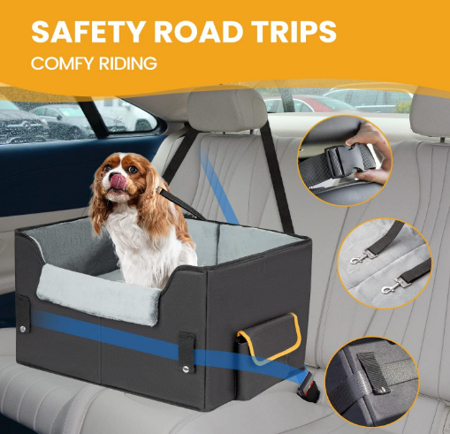 High Quality Dog Car Seats With Belt Pet Dog Cars Front Travel Pet Seat