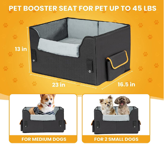 Factory price Updated Version booster protector pet bed cover car dog seat