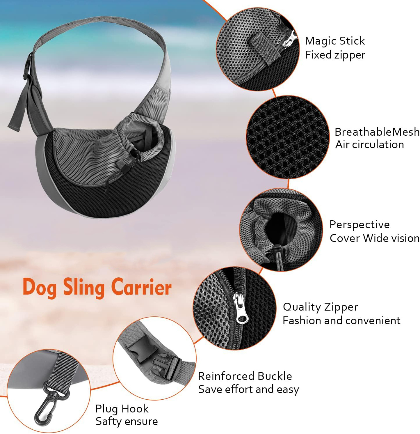 Adjustable Dog Satchel Carrier Bag for Small Medium Dog Cat Rabbit