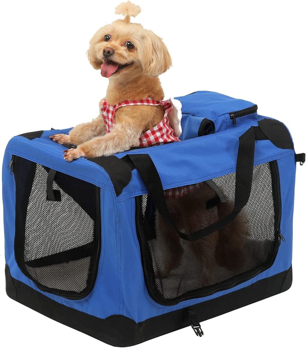 Portable Soft Medium Dog Crate, Indoor and Outdoor Crate for Pets