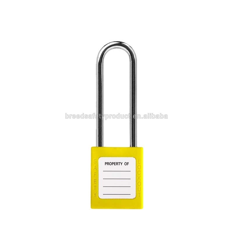 Loto Long Shackle Safety Tagout Lockout Padlocks With Master Keys Keyed Alike and Differ G22