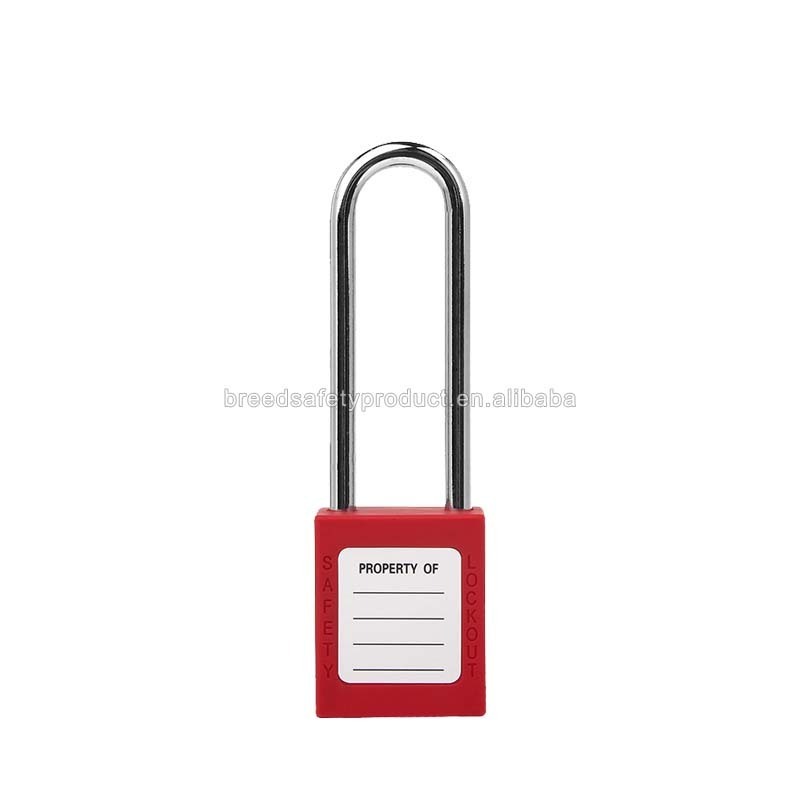 76mm Long Steel Shackle Safety Padlocks With Master Keys For Industrial Lockout Tagout KA KD G21