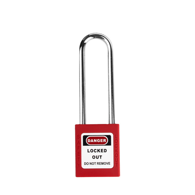 76mm Long Steel Shackle Safety Padlocks With Master Keys For Industrial Lockout Tagout KA KD G21