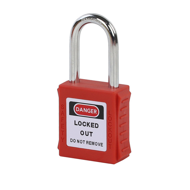 6MM*38MM 304 Steel Shackle or Chromed Steel Shackle Safety Padlocks Keyed Alike and Differ G01B