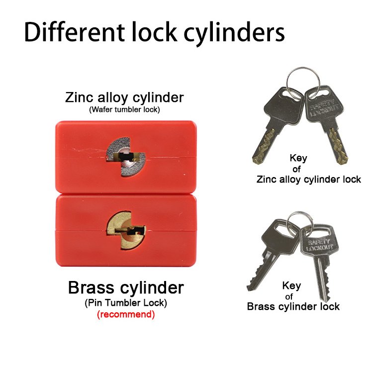 BREED 4MM Dia. Steel Shackle Padlock Safety Master key Padlock G71E Candados