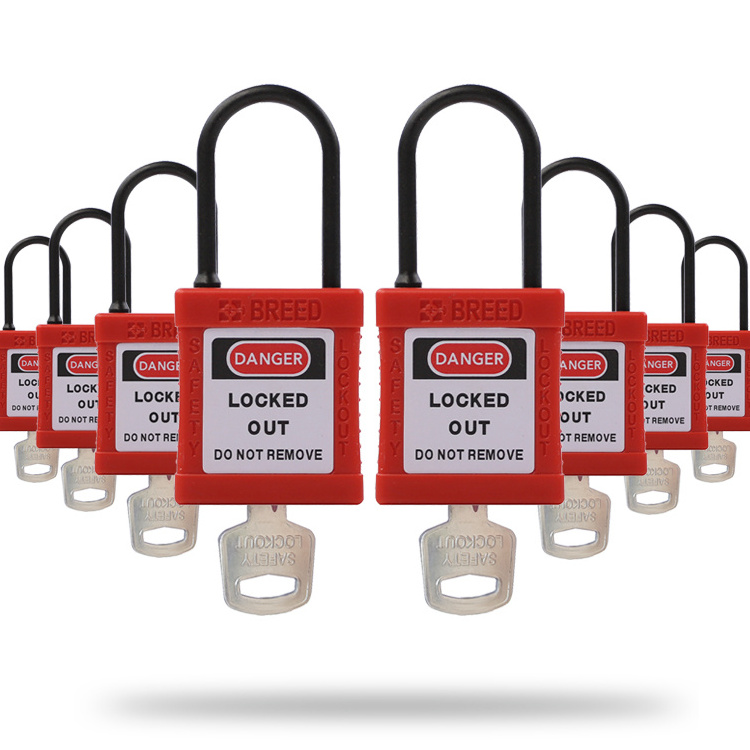 Insulated Nylon Padlock & Lockout Devices Lockout Tagout Loto Lock with Master key  G71NE