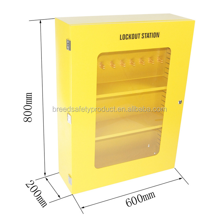 Factory Supply Metal Valve Lockout Station Loto Lockout Box