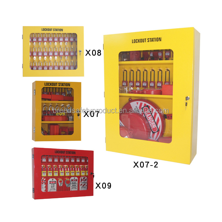 Factory Supply Metal Valve Lockout Station Loto Lockout Box