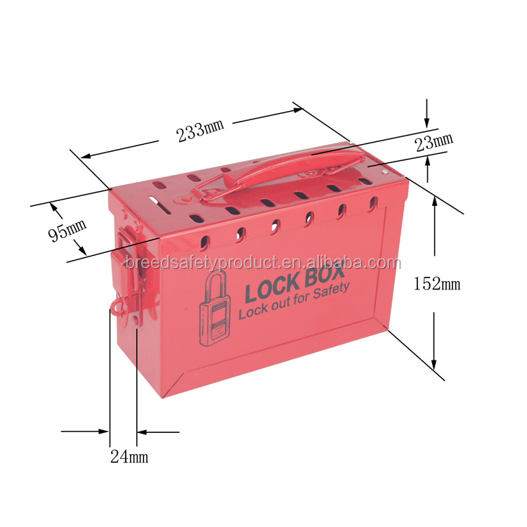 Factory Supply Metal Lockout Station Loto Lockout Box for Padlock and Keys Management