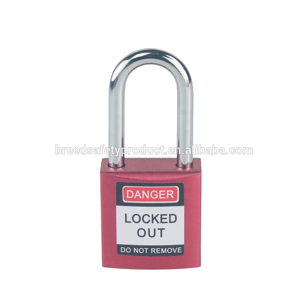 38mm Metal Locks Aluminum Safety Padlock Multi Colors with Master Key