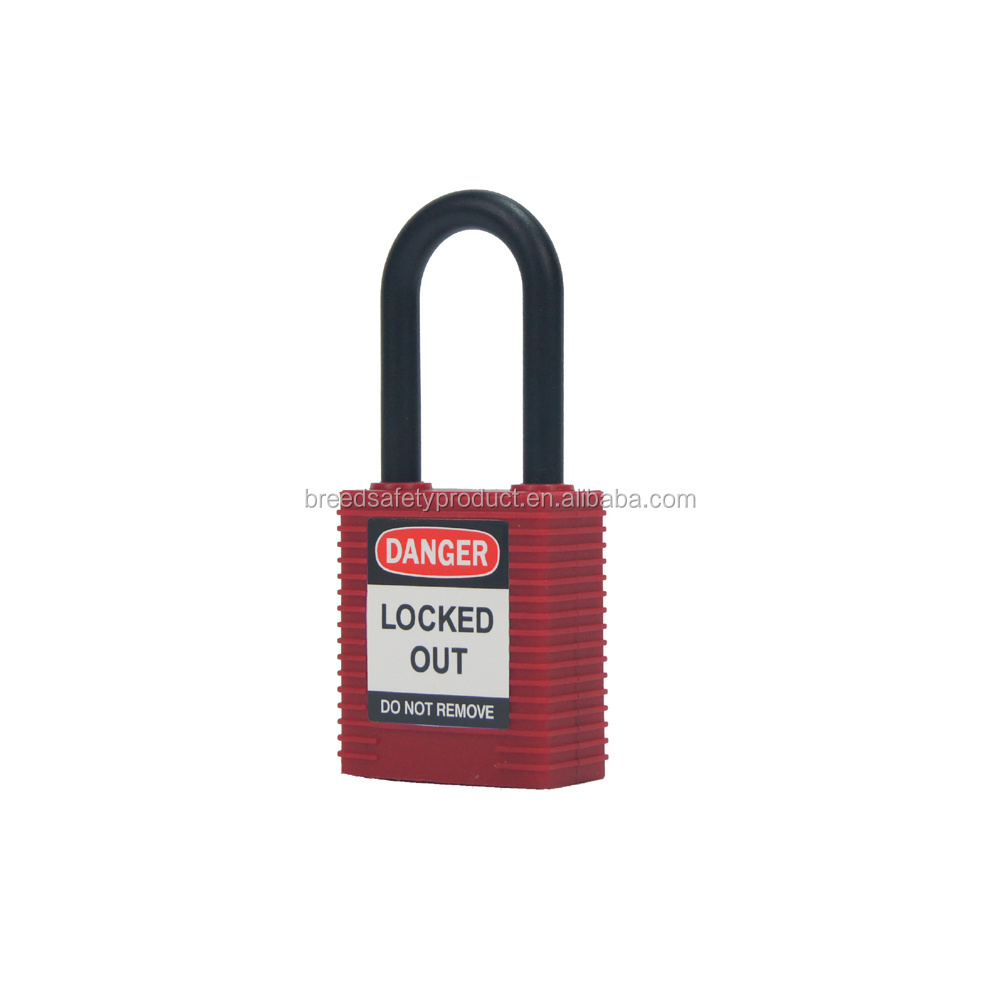 Compact Safety ABS 38mm Nylon Shackle Insulation Padlock KA