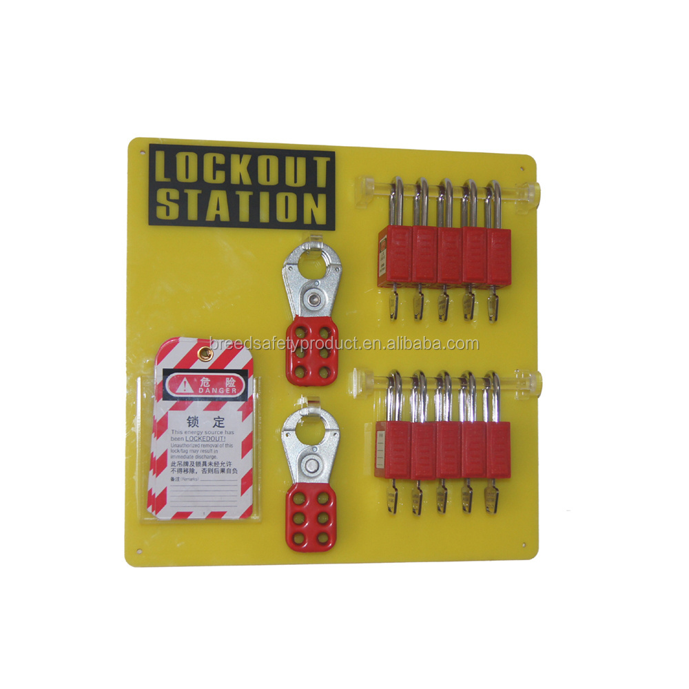 Factory Supply Acrylic Lockout Kit Loto Station Padlock Board