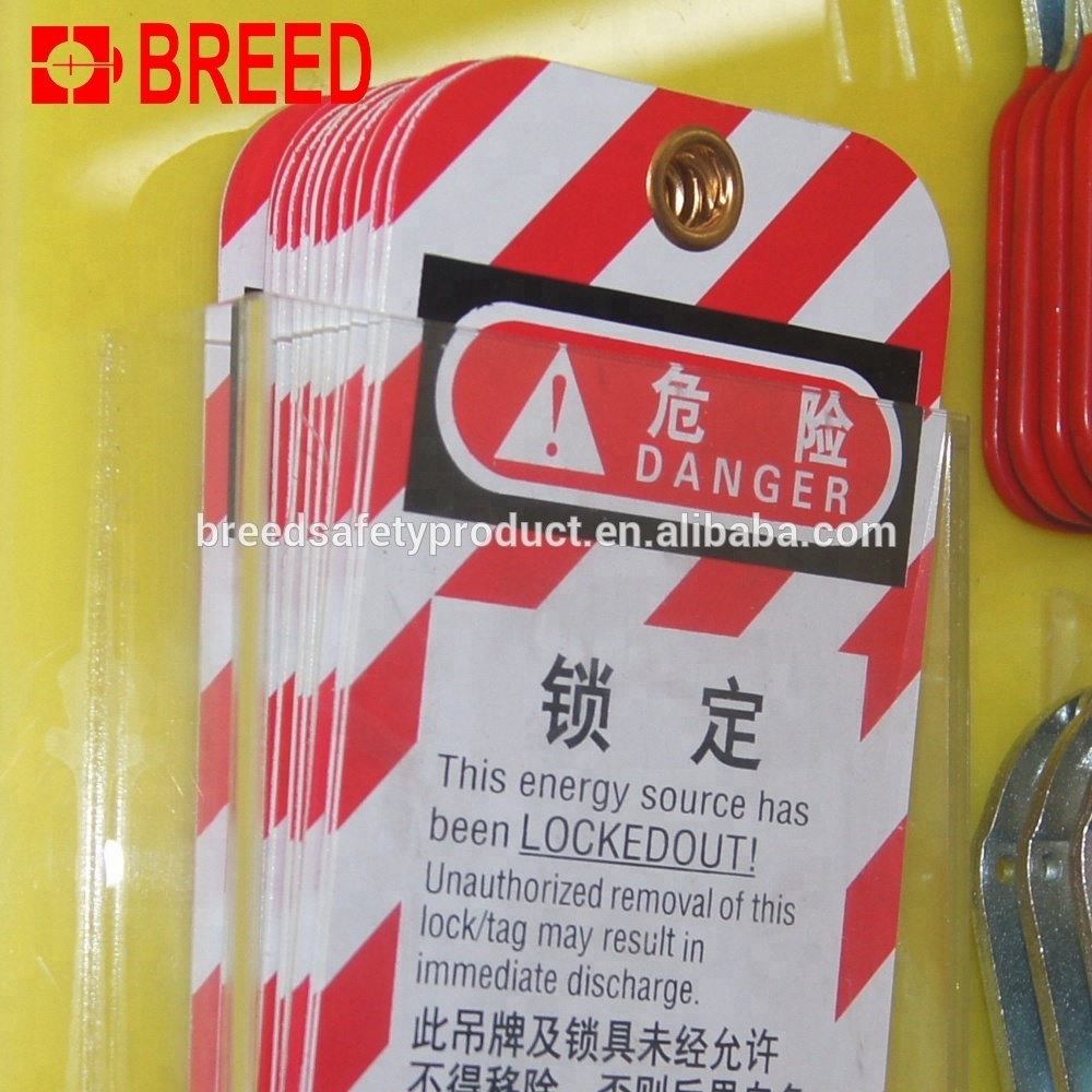 Factory Supply Acrylic Lockout Kit Loto Station Padlock Board