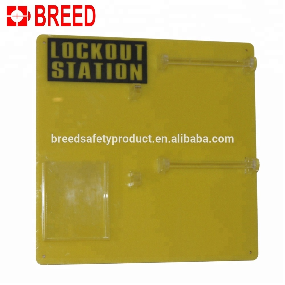 Factory Supply Acrylic Lockout Kit Loto Station Padlock Board