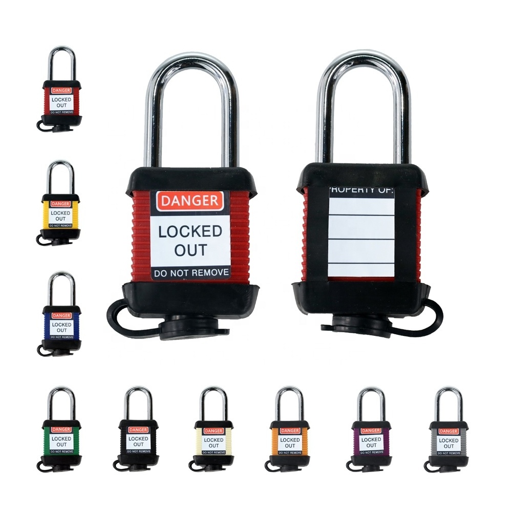 safe padlocks Thermoplastic Safety Lockout Tagout Plastic Padlocks safe lock