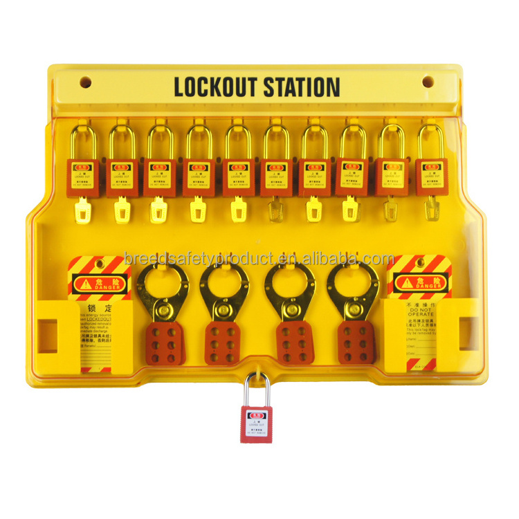 PC Combination Loto Kit Lockout Station 20 padlock Box