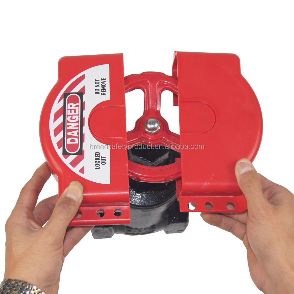 Safety Lockout Tagout Adjustable Gate Valve Locking Device