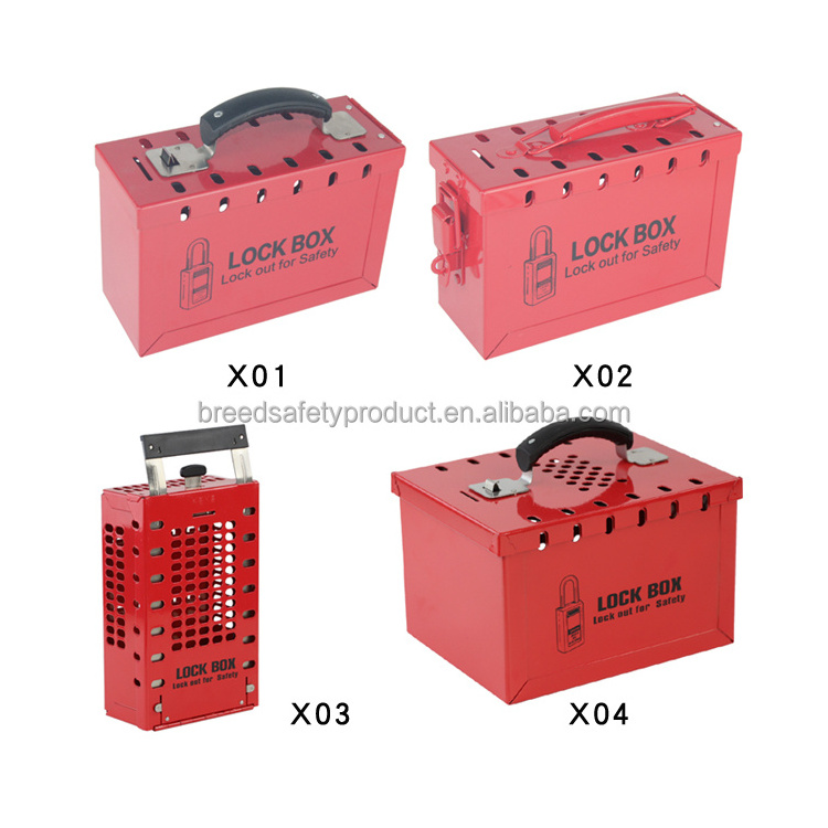 Factory Supply Metal Lockout Station Loto Lockout Box for Padlock and Keys Management