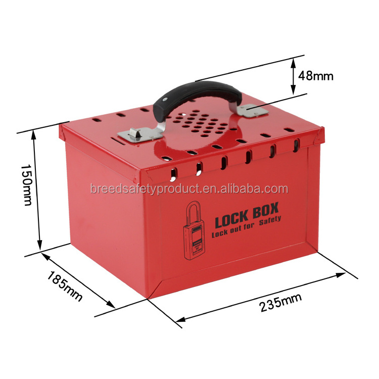 Factory Supply Metal Lockout Station Loto Lockout Box for Padlock and Keys Management